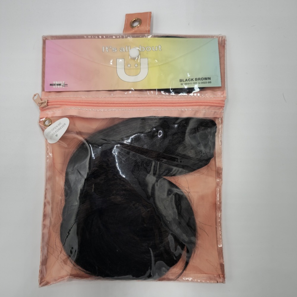 It's All‎ About U Black Brown Hair Extensions Insert Name Here